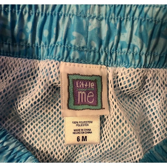 Swim Trunks "Little Me" Toddler Boys Size 6 month - Picture 6 of 6